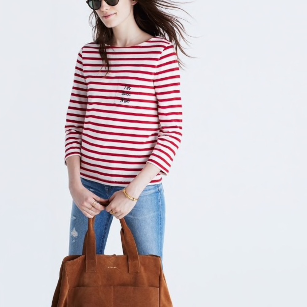 Madewell striped shirt